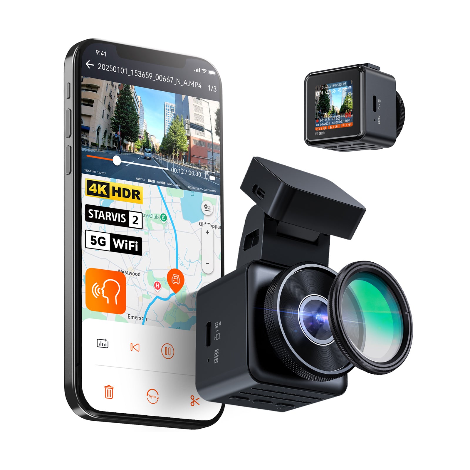 Vantrue E1 Pro dash cam