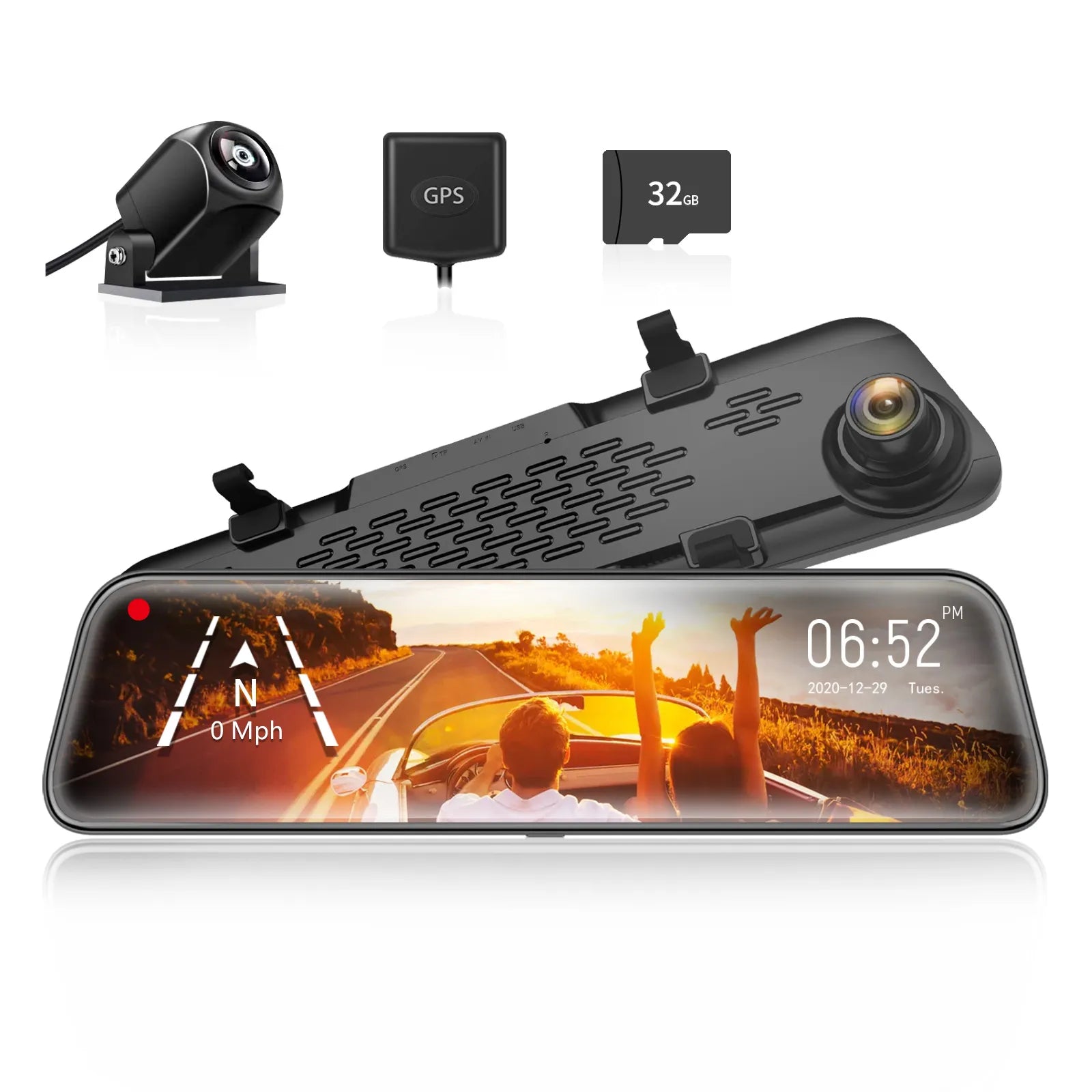 Wolfbox Mirror (truck/RV setups) dash cam