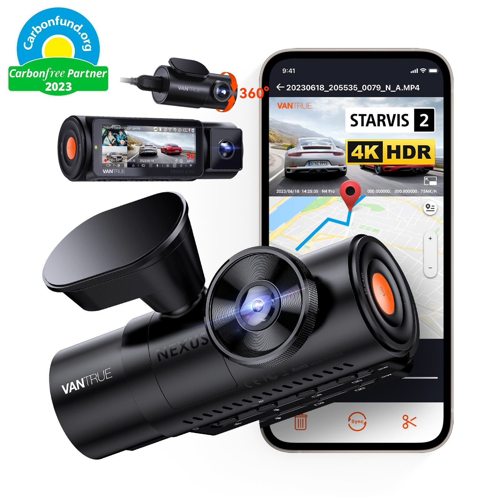 Vantrue N4 Pro dash cam